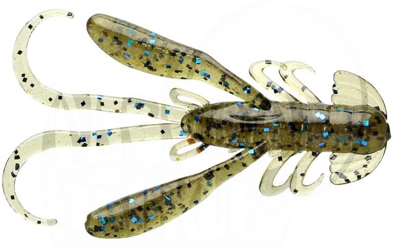 3.5" Rush Craw - 724 Green Pumpkin Blue